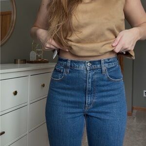 Abercrombie & Fitch Curve Love Slim Straight Jean Size 26